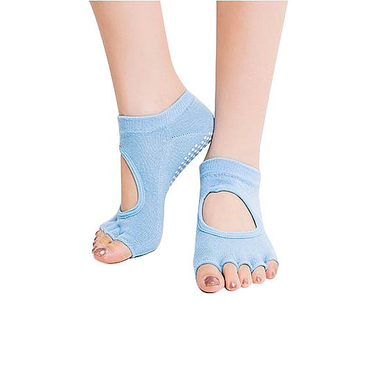 Peep Toe Yoga Socks – 3 Pair Pack
