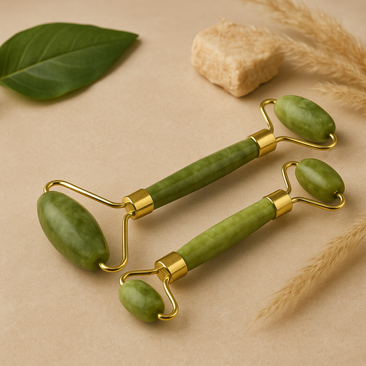 Double Head Jade Face Roller Tool